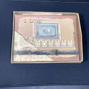 Frame Pictures /I Love Horses 3D Decorated/Fits 4x6 Photo